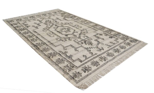 Lilit Acair Medallion Jute Wool Rug