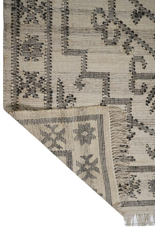 Lilit Acair Medallion Jute Wool Rug