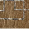 Square Link Brown Hand Woven Jute Rugs