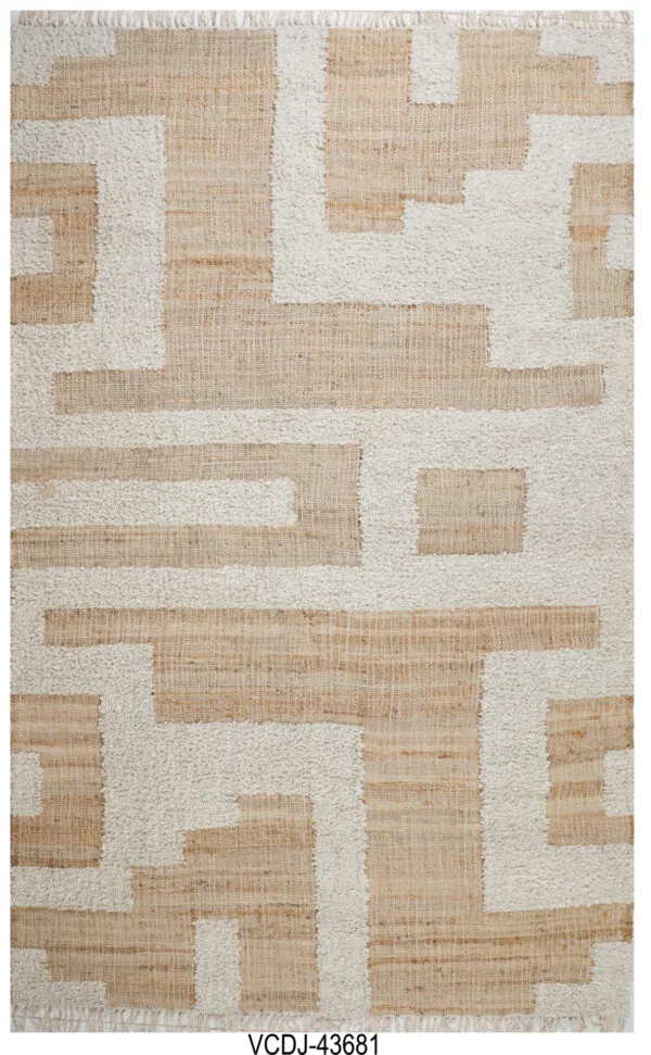 Prithvi Block Jute Polyester Rugs