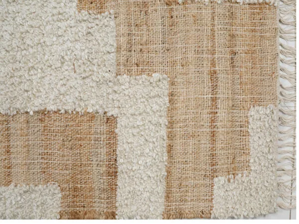 Prithvi Block Jute Polyester Rugs