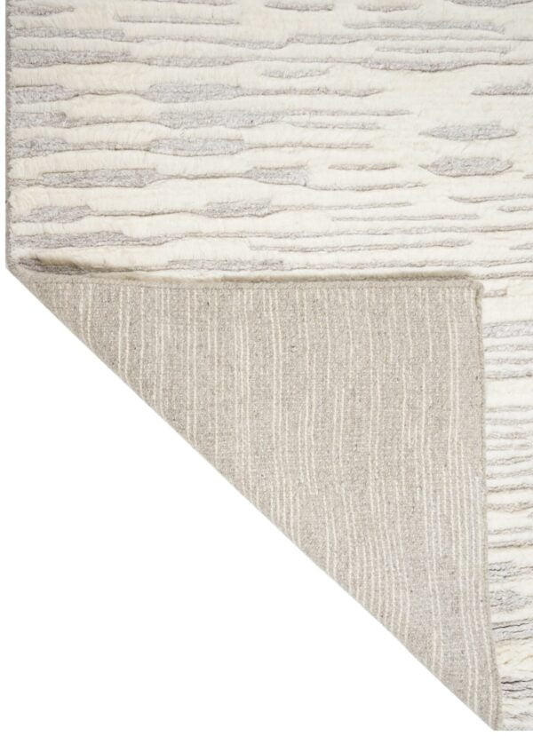 Ivory Stream Hand Knotted Woolen Carpets