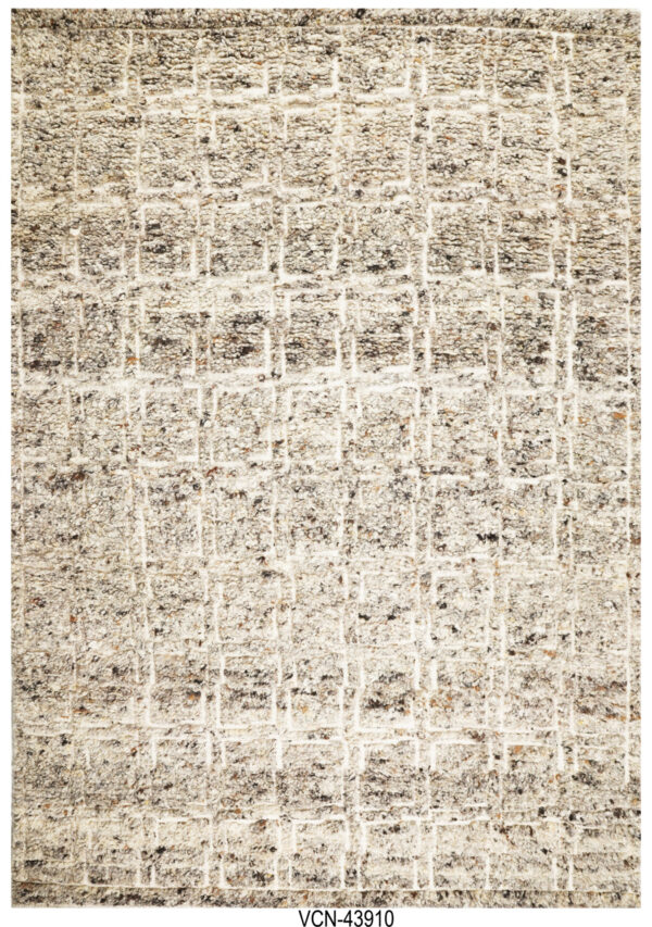 Aarya Silver Hand Knotted Woolen Carpets