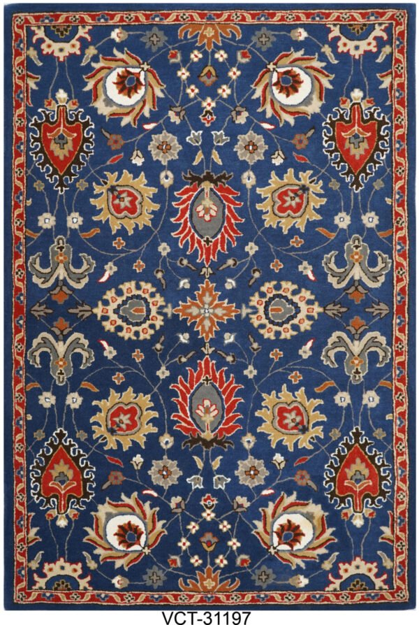 Rajwada Phool Hand Tufted Woolen Carpets