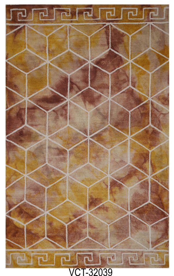 Golden Prism Hand Tufted Woolen Carpets