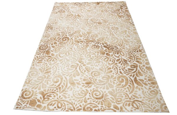 Ivory Bloom Hand Tufted Woolen Carpets