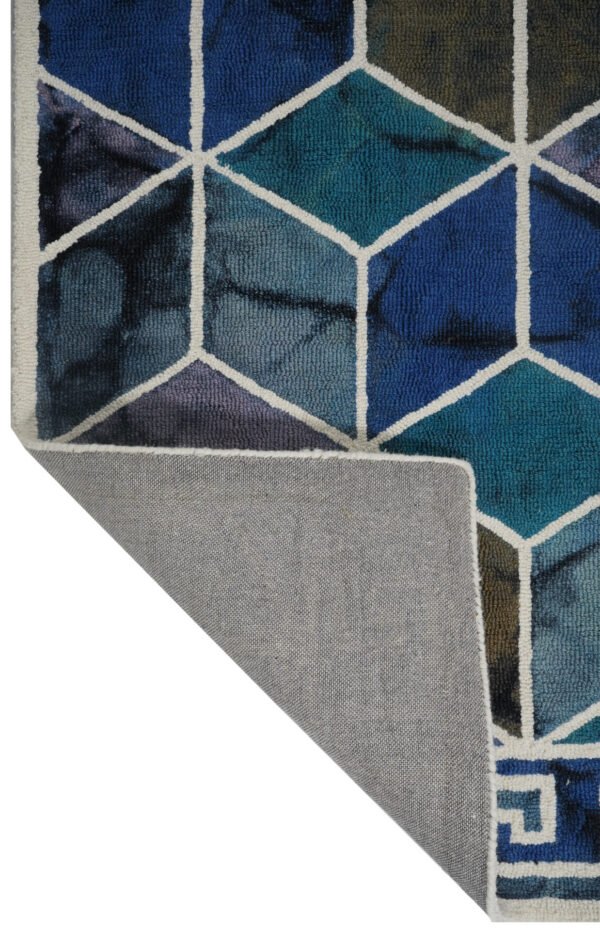 Prism Cube Hand Tufted Woolen Carpets