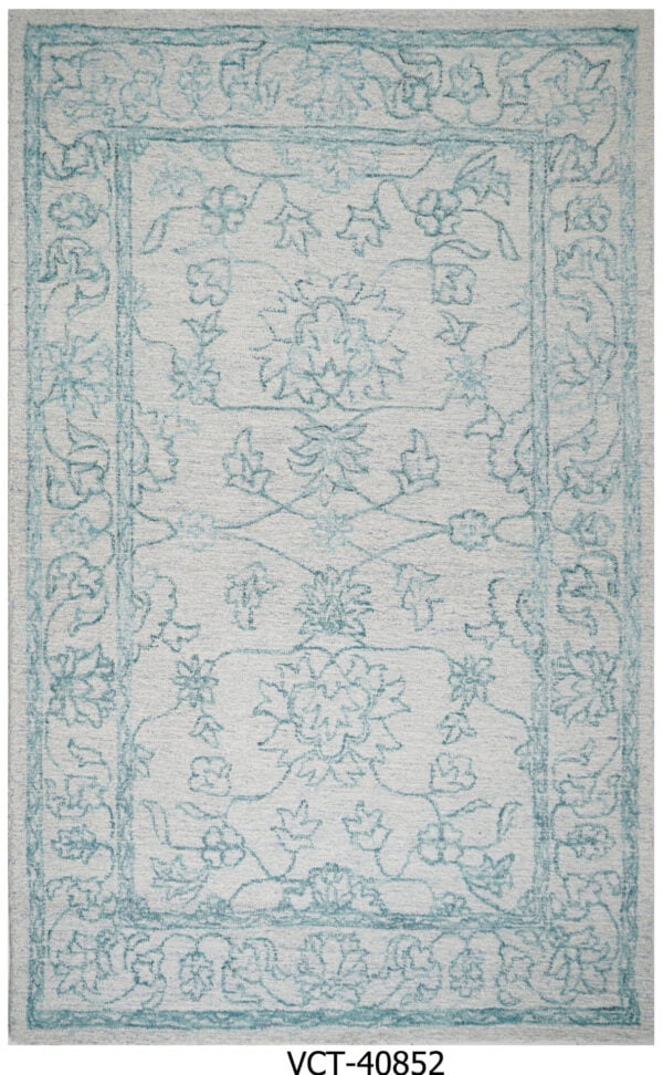 Ivory Prakriti Hand Tufted Woolen Carpets