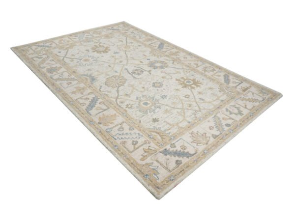 Ivory Zareen Hand Tufted Woolen Carpets