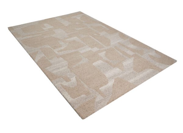 Sable Abstract Hand Tufted Woolen Carpets